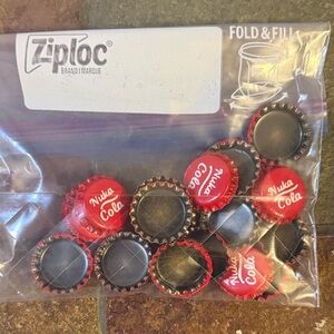 Red and Black Nuka Cola Bottle Caps
